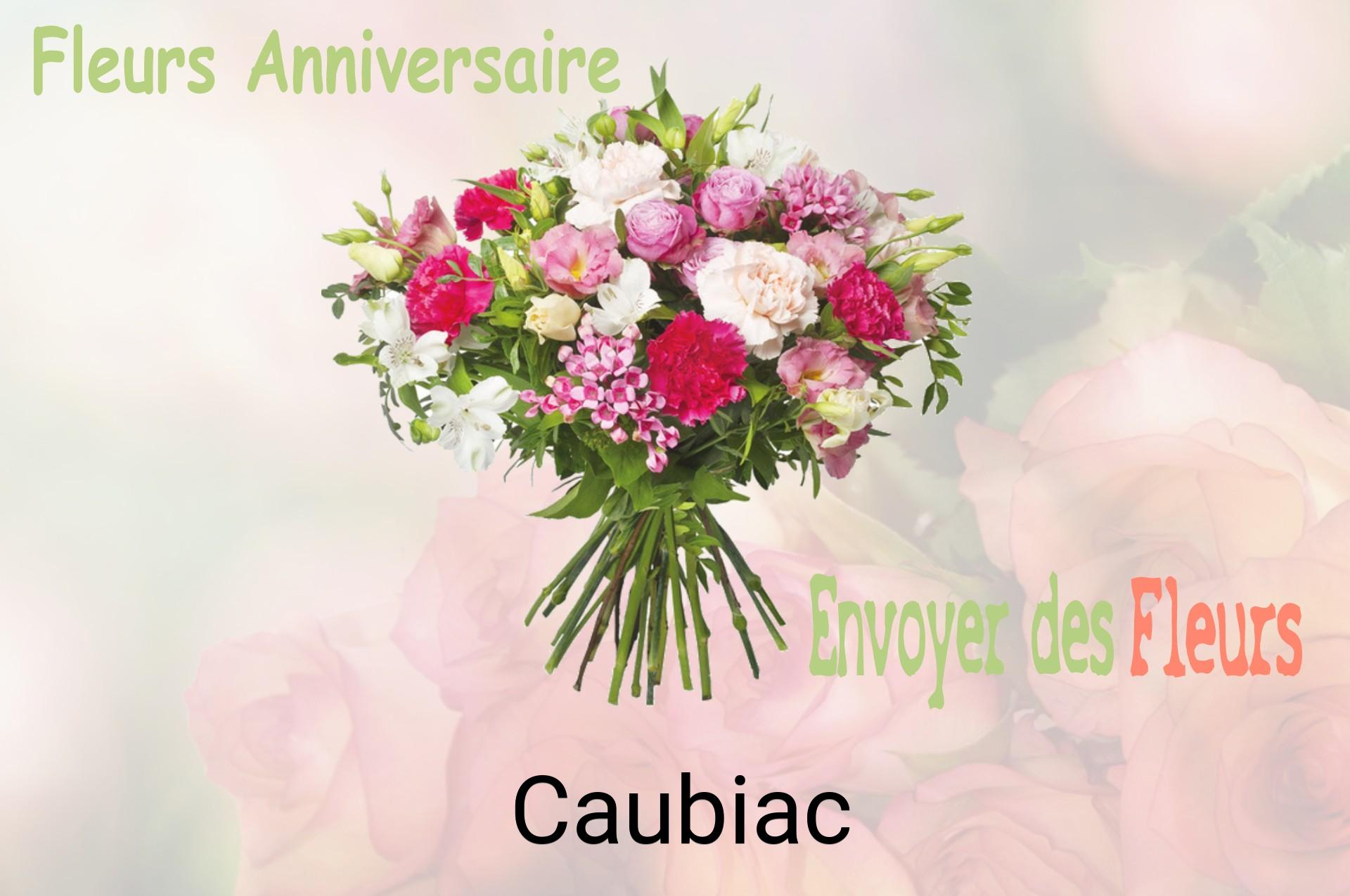 Bouquet de fleurs d’anniversaire livré à Caubiac
